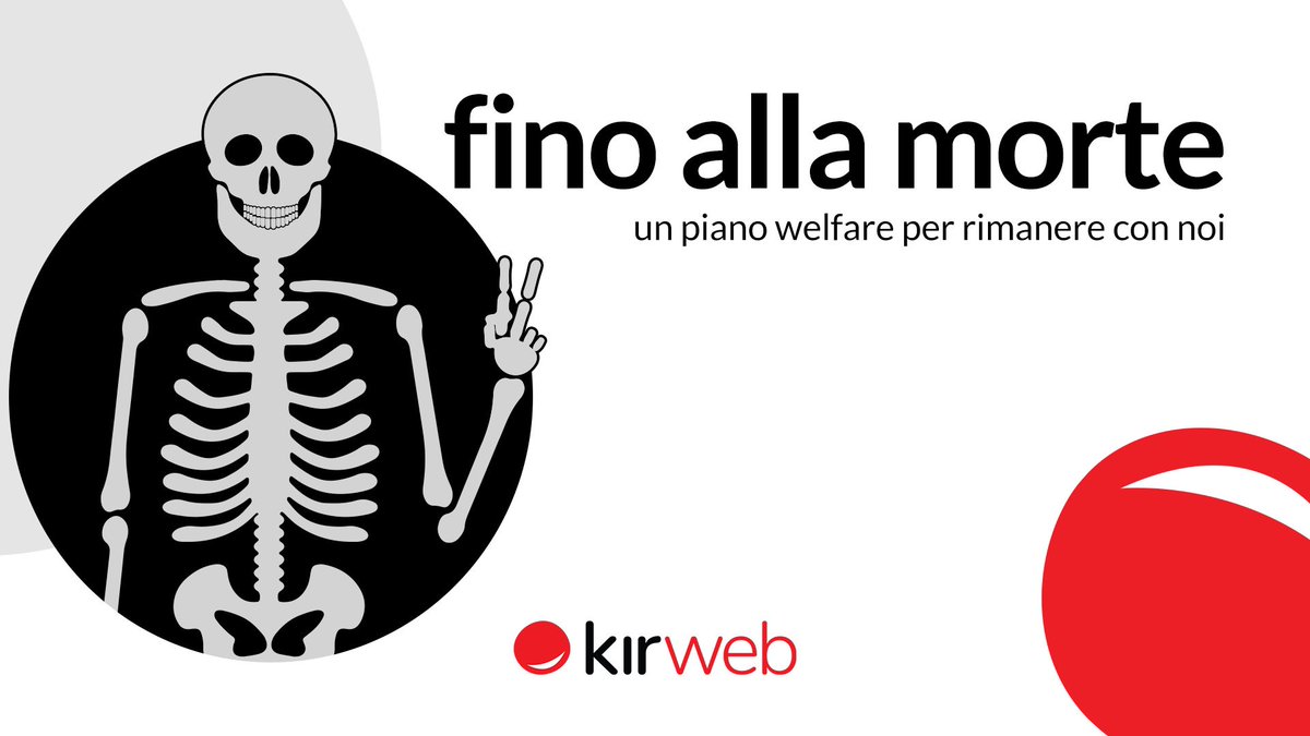 Il nostro piano welfare è così ricco che comprende anche il funerale. Trovi tutti i dettagli qui kirweb.it/fino-alla-mort…