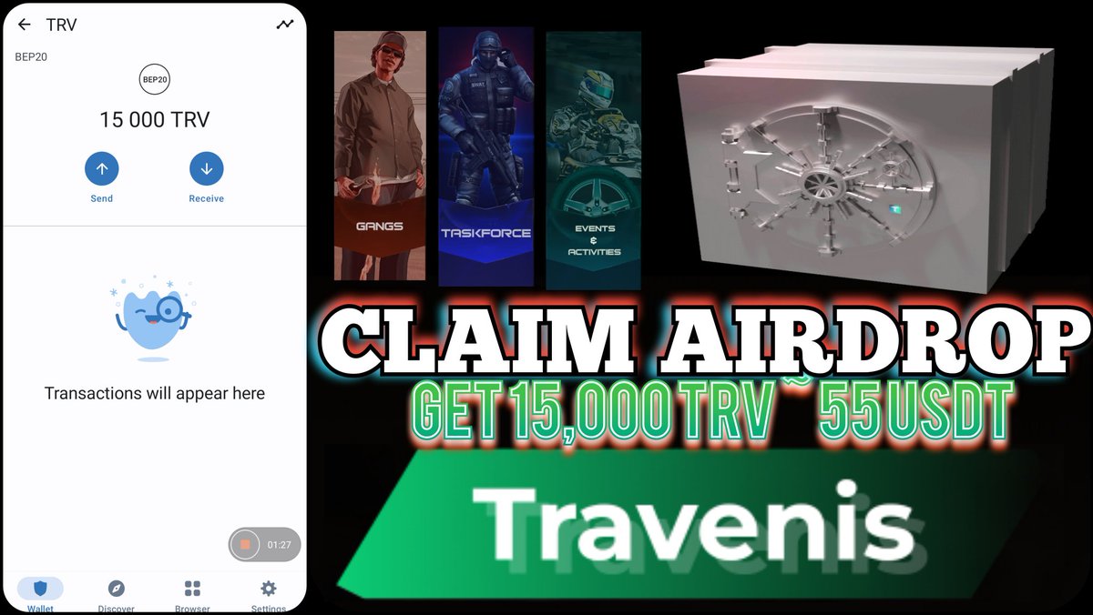 sawabux's tweet photo. 🌴🔥 Claim Buy &amp; Hold Airdrop Travenis 🔥
💱 Get: 15,000 TRV ~ 55 USDT
💚 video
https://t.co/zKBMd5BjSE

1️⃣ Copy link in Trust Wallet - DApp
2️⃣ Select Smartchain Network
🏁 Claim Airdrop👇
https://t.co/OU2q4ecyD2

📰Contract:
0x04c98E39825D51E0f19f137ad909678c9F132EbF

#Airdrop https://t.co/XpYIUKYdrs