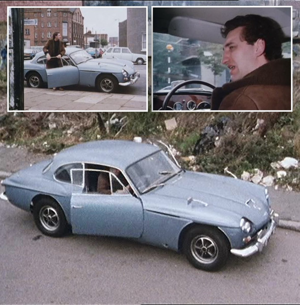 A big Happy Birthday to Jimmy Nail, singer, songwriter, actor, and producer, born #OnThisDay in 1954. 

📷 We do love a Jensen. Here’s Jimmy at the wheel of a C-V8 in Minder, 1984 (Euston Films). 

#JimmyNail #Minder
#AufWiedersehenPet #Spender