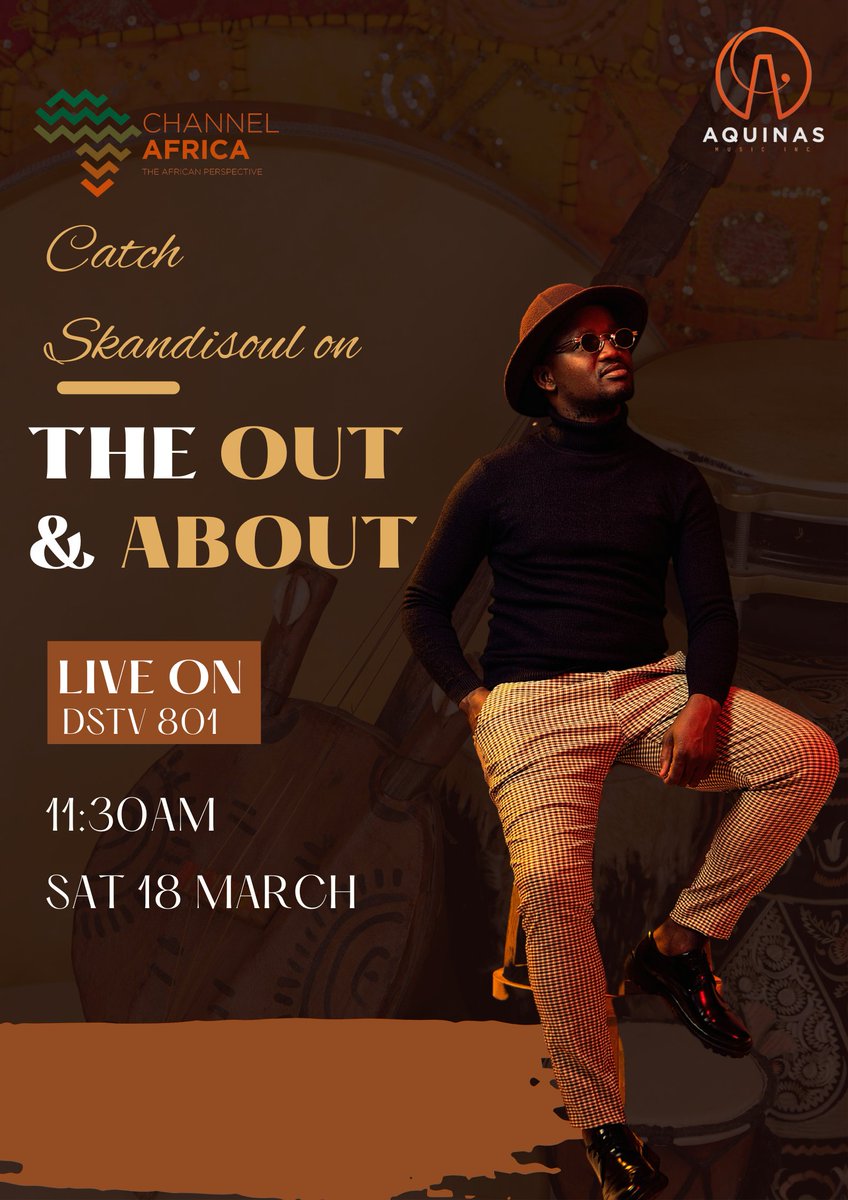 Please don't forget to tune in. ngalekwak'sasa this coming Saturday 11:30 AM <a href="/channelafrica1/">Channel Africa</a>
#amalanga 
#skandisoul
#aquinasmusic
#madeinafricafortheworld