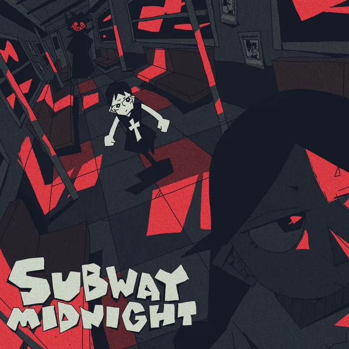 アートデザイナーさんが開発したポップなホラーADV「SUBWAY MIDNIGHT」 #NintendoSwitch 版、発売おめでとうございます!ゲームの詳しい内容、PV、開催中のイラストコンテストについては公式サイトを見てくださいね!  