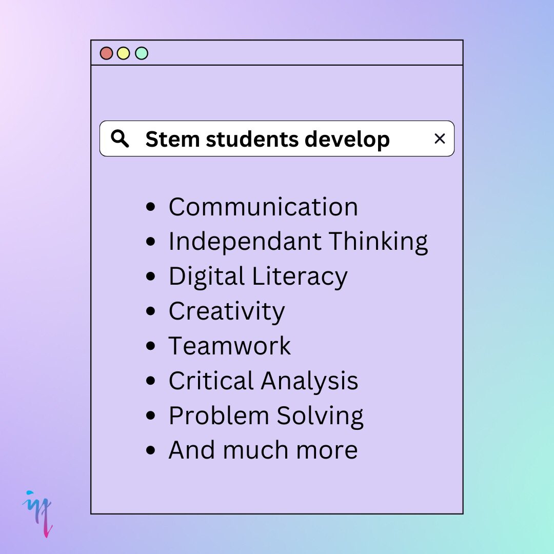 Intelligian's tweet photo. STEM Education has become a critical component in today’s education system, it is said to grow by 8.8% by 2028

Here are some examples on how STEM education can impact your child’s growth 

#stem #stemeducation #stemeducationforkids #mathematics #science #technology #tech https://t.co/PTOvWDkVux