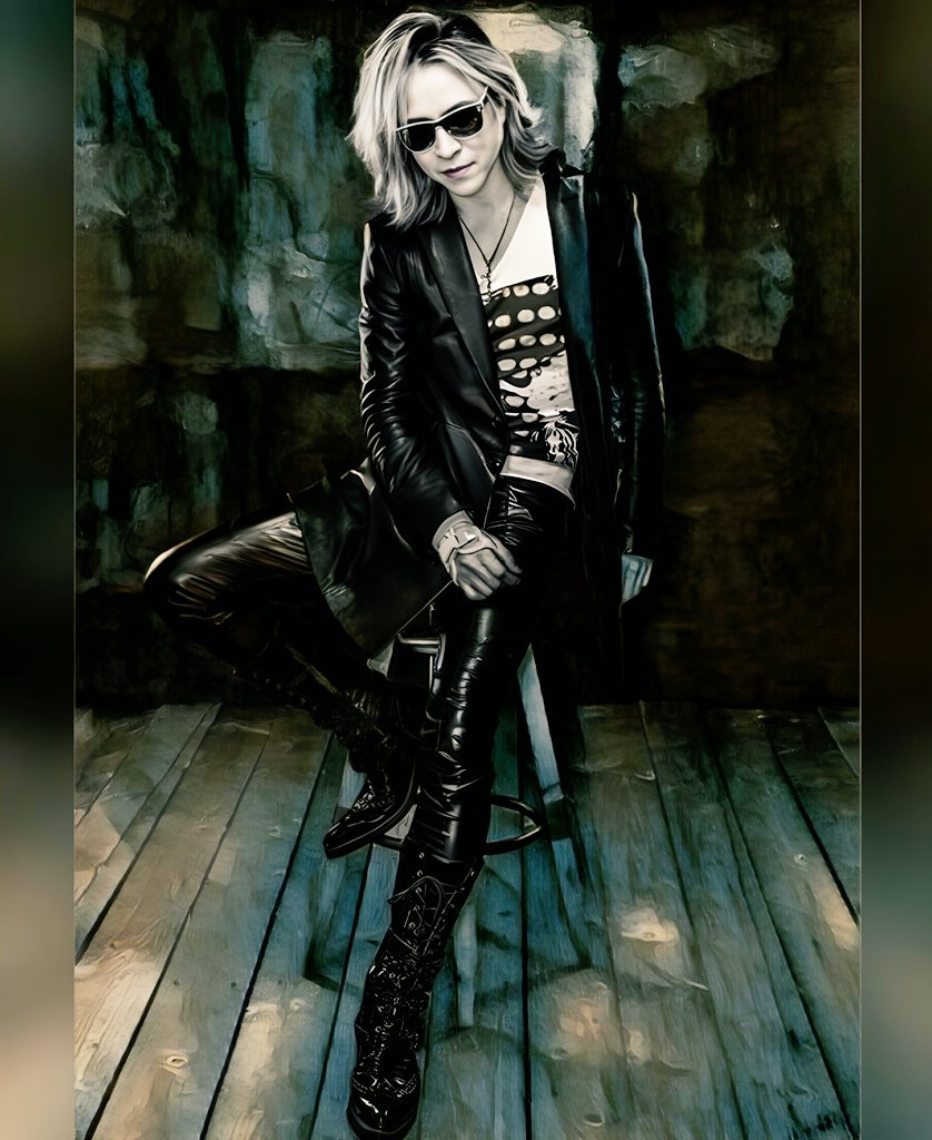 _Alexa_sun's tweet photo. #よっちゃん画像で盛り上がろう
Tough Guy Style 😎 Yoshiki looks great in leather clothes 🥰
#Yoshiki  #TeamYoshiki
#PerfectYou #Wow https://t.co/jCc5ikQGO8