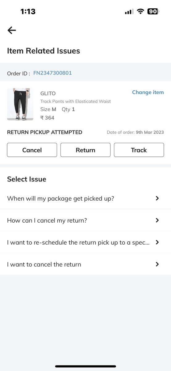 MdTajwer's tweet photo. @AJIOLife i have Ordered  two trackpants from ajio but there quality was not good so i made return but when delivery man come for pickup he asked for the tags on it but when I received the product there were no tags. Then he failed the pickup and no support was given by ajio Team https://t.co/xaMO1fKfw9