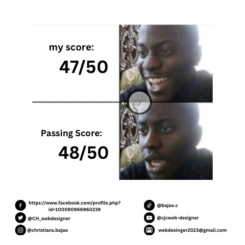 CH_webdesigner's tweet photo. #meme
#dailymemes
#webdesigner
#cjcwebdesigner
#ICT
#programmer
#web 
#post
#fun 
#examscore https://t.co/teFUGCzrcq