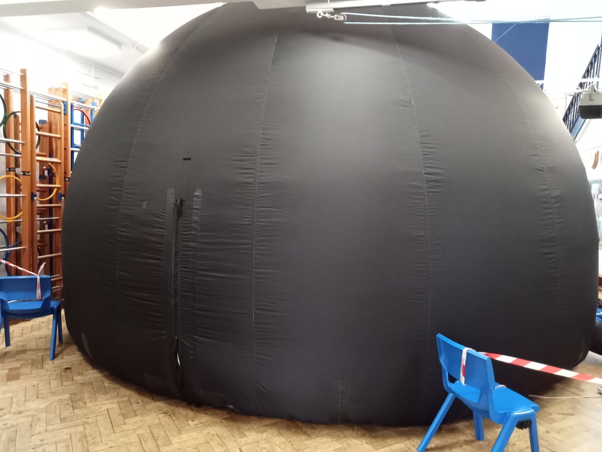 Came into school and look what I found. Hope you are as excited as I am @ColPrepHigh #planetarium #BritishScienceWeek @STEMLearningUK @CognitaSchools