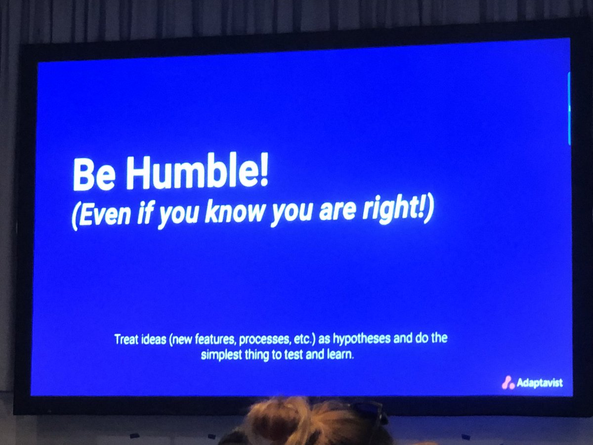 chaos_olga's tweet photo. Be humble. Treat features as hypotheses &amp; not facts @JonKernPA @SUGSA #SUGSA https://t.co/tKi2L3RvXZ