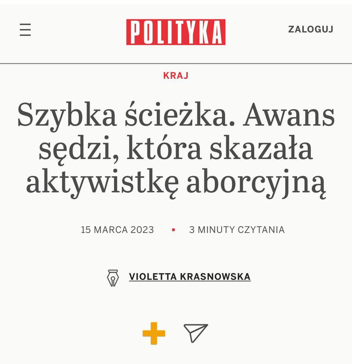 Czy ktoś jeszcze ma wątpliwości co do tego, że wyrok na Justynę był polityczny? 

Przypomnijmy, Justyna Wydrzyńska została skazana za pomoc w aborcji, do której nawet nie doszło! Bo celem nie jest tylko Justyna, my wszystkie.

#JakJustyna #UstawaRatunkowa