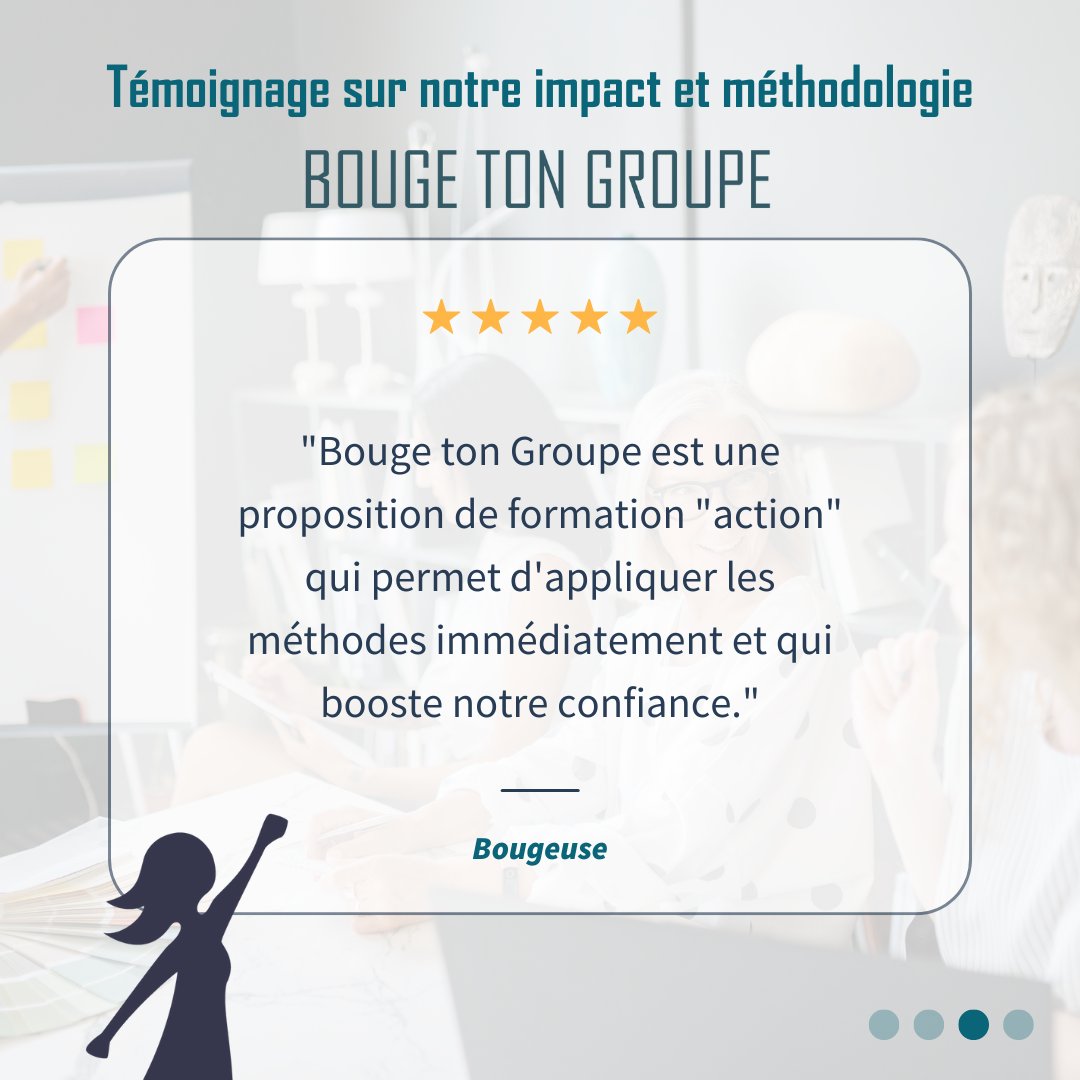 💡 Nos parcours incluent la mesure de plusieurs indicateurs, notamment la satisfaction de nos participantes. Aujourd’hui, nous vous partageons quelques témoignages sur l’impact et la méthodologie. Pour en savoir plus, rendez-vous sur bit.ly/3JjsLmO