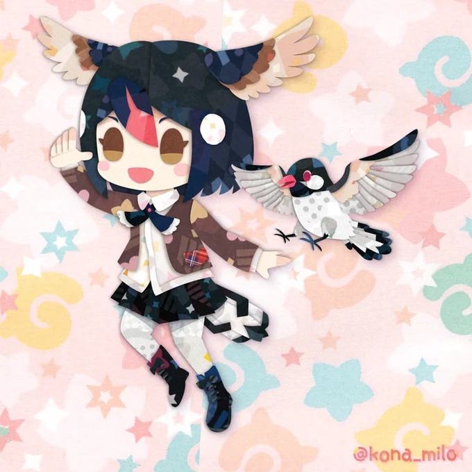 ノドグロミツオシエちゃん 
