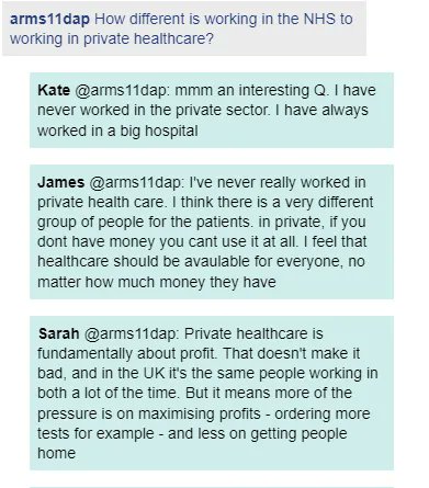 imamedic_uk's tweet photo. What's the difference between working in the NHS and working in the provate sector?

Take a look to see what the #Healthcare workers had to say 👇 https://t.co/dEHPRAJMIe
