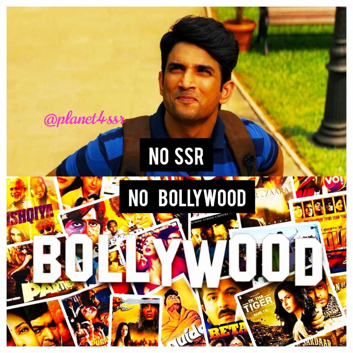 SSR4planet's tweet photo. @withoutthemind For we SSRians, our whole #Bollywood
industry is 1 & only 1 i. e. SSR as it's really incomplete without him ......
👉 Justice4SSR Longest Satyagraha 👈
👉 Sushant Nuggets Of Wisdom 👈
@itsSSR
#SushantSinghRajput𓃵
#sushantobsessed #westandwithssrfamily #immortalsushant https://t.co/101o8nkYqB