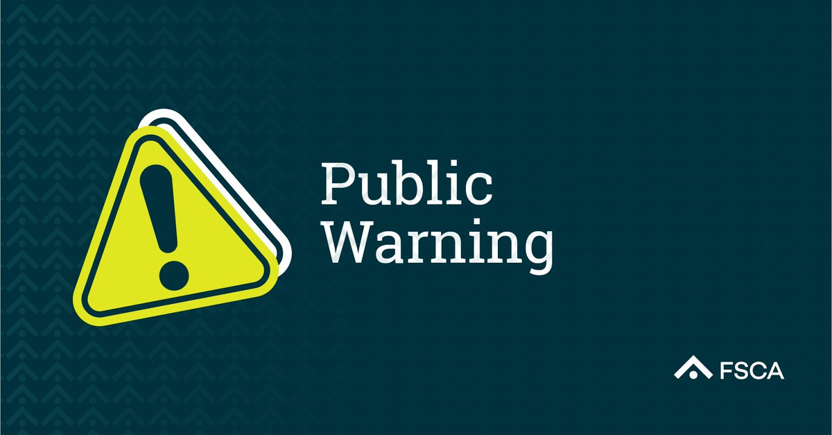 #FSCAWarnings 

The FSCA warns the public to be cautious when doing any financial services business with IQ OPTION LLC.

Read our public warning here: ow.ly/nqai50NjLn2 

#TCF #ConsumerProtection #StopUnauthorisedFSPs