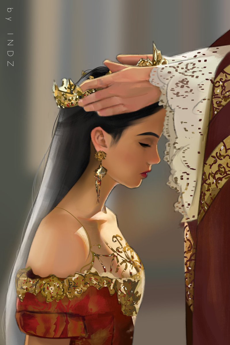indigofficial_'s tweet photo. Good morning 👑

@SamDoesArts' OC Tessa in Coronation Day! My entry for the #SamDoesArts1MIL DTIYS 🤍✨

#IndigoArts https://t.co/r48GeTUa3k
