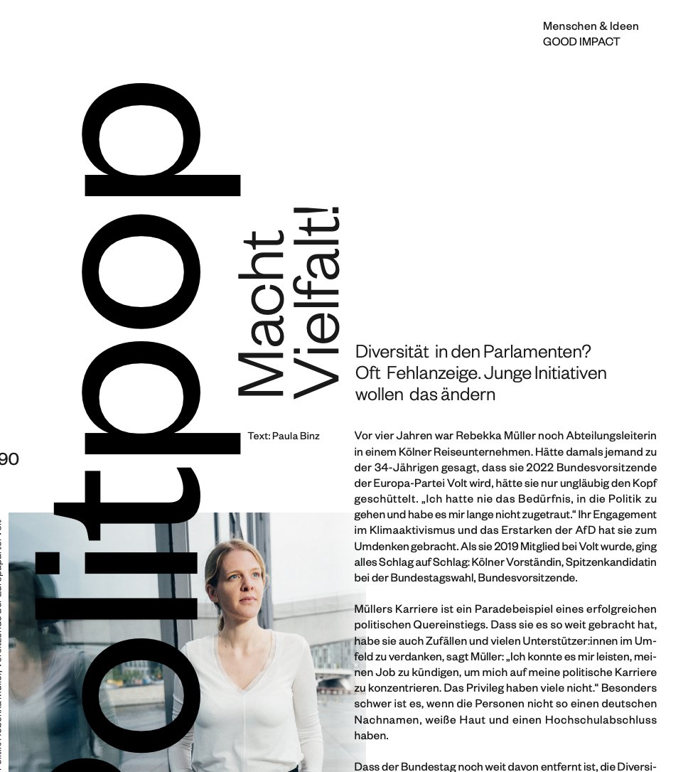 Benjamin Höhne (@benhoeh) on Twitter photo Das Magazin <a href="/goodimpact_eu/">Good Impact</a> berichtet über zivilgesellschaftliche Initiativen <a href="/BNBundestag/">Brand New Bundestag</a> + <a href="/joinpolitics_/">joinpolitics.org</a>, die sich für mehr Vielfalt bei der deskriptiven #Repräsentation in Parteien und Parlamenten einsetzen.
➕politikwissenschaftliche Stimmen aus <a href="/WZB_Democracy/">WZB Democracy</a> u. <a href="/OVGUpresse/">Otto-von-Guericke-Universität Magdeburg</a> Das Magazin <a href="/goodimpact_eu/">Good Impact</a> berichtet über zivilgesellschaftliche Initiativen <a href="/BNBundestag/">Brand New Bundestag</a> + <a href="/joinpolitics_/">joinpolitics.org</a>, die sich für mehr Vielfalt bei der deskriptiven #Repräsentation in Parteien und Parlamenten einsetzen.
➕politikwissenschaftliche Stimmen aus <a href="/WZB_Democracy/">WZB Democracy</a> u. <a href="/OVGUpresse/">Otto-von-Guericke-Universität Magdeburg</a>