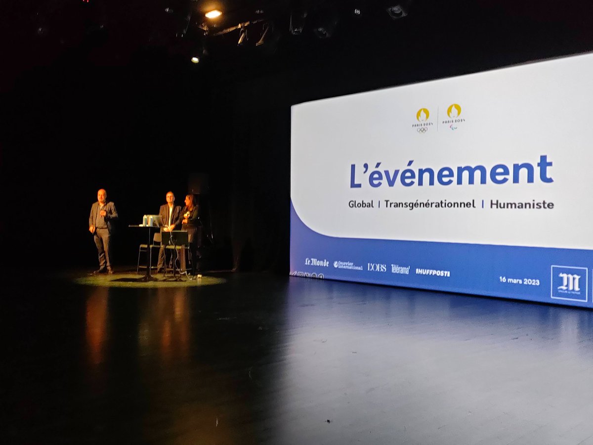 M Publicité (@mpublicite) on Twitter photo Nous commençons la matinée d'échanges autour de #PARIS2024 avec un mot de bienvenue par <a href="/ldreyfus/">Louis Dreyfus</a> et <a href="/JeroFeno/">Jérôme Fenoglio</a>. “Les Jeux de Paris 2024, un événement à l’image de notre Groupe : global, transgénérationnel, humaniste” Nous commençons la matinée d'échanges autour de #PARIS2024 avec un mot de bienvenue par <a href="/ldreyfus/">Louis Dreyfus</a> et <a href="/JeroFeno/">Jérôme Fenoglio</a>. “Les Jeux de Paris 2024, un événement à l’image de notre Groupe : global, transgénérationnel, humaniste”
