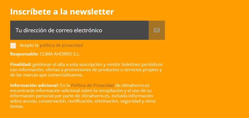 Climahorro's tweet photo. Suscríbete a nuestra #newsletter y no te pierdas ninguna de nuestras OFERTAS 🎉

https://t.co/E9GzROtSUQ https://t.co/JBjIoEU39H