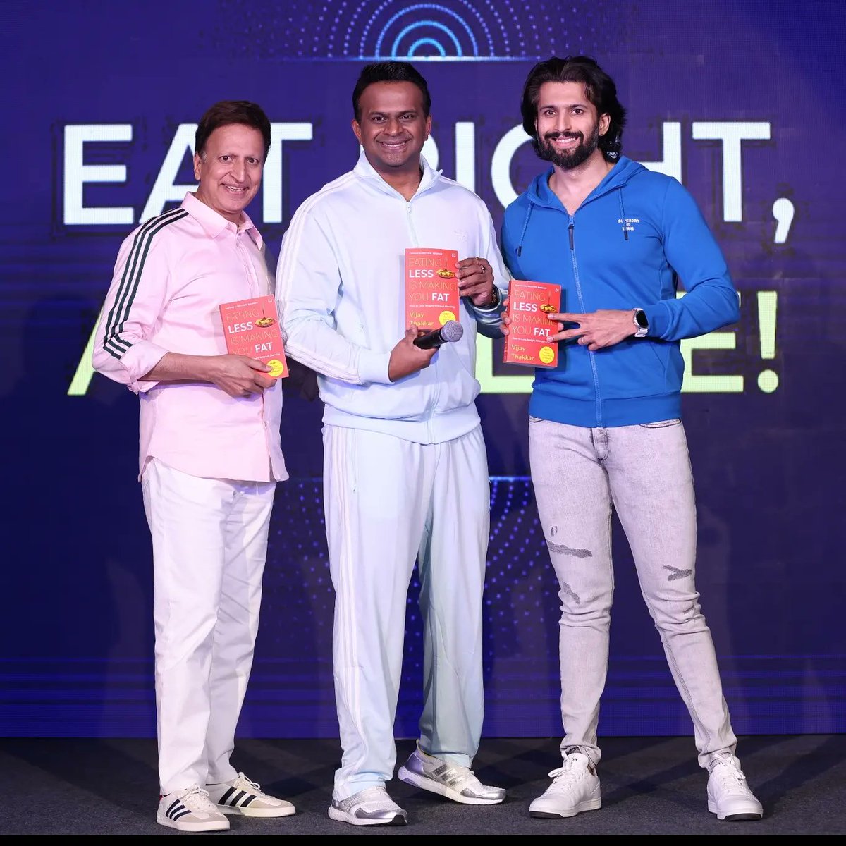 T8Vijay's tweet photo. Talking fitness in the Tech Hub of India, Bangalore!

#EatingLessisMakingYouFat https://t.co/enpO3GoEFi