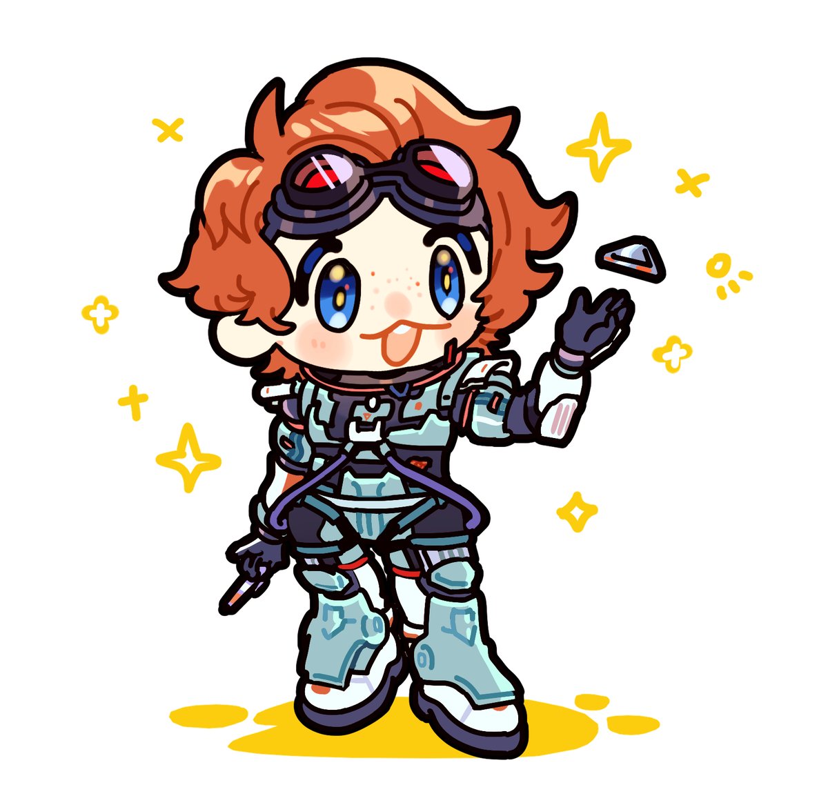 おすすめは…デフォルメのイラストです!TwitchかDiscord使用のアイコンから衣装が細かい