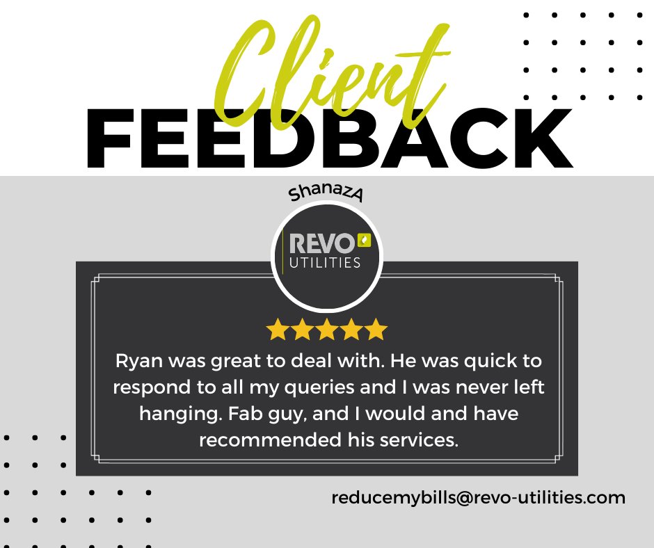 RevoUtilities's tweet image. Our experts compare rates to identify the savings your business can make with no obligation to sign up to our services.
👉 DM us
📧 reducemybills@revo-utilities.com
☎️ 0141 280 9986
💻 revo-utilities.com

#glasgow  #energy #flexiblebilling #independantadvice #energyquote