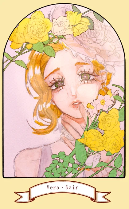 Vera・Nair   花序#第五人格 #第五人格イラスト 