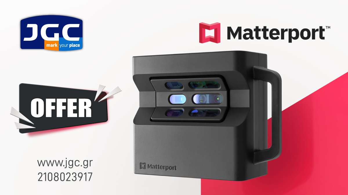 JGC_SA's tweet photo. 🔶Matterport Offer από την JGC🔶
Αποκτήστε τώρα τη Matterport Pro2 με έκπτωση 𝟔𝟓𝟔€ &amp; 𝟐𝟓% έκπτωση στην ετήσια Professional συνδρομή (Pro/Pro+).
Επιπλέον, με την αγορά της κάμερας, η JGC σας κάνει δώρο και τον τρίποδα.
Καλ��στε μας στο 2108023917 για περισσότερες πληροφορίες. https://t.co/0AMa6PyHhb