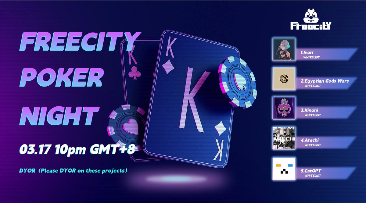 You all know what will be coming on a fresh Friday night! Check out how to participate the event here: 
discord.gg/freecityoffici…
