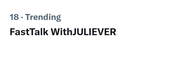 HeartyMn's tweet photo. Wow! Double TRENDING!

FastTalk WithJULIEVER
#FTBAJulieVer 

@MyJaps @RAYVERCRUZ20 
@FastTalkGMA https://t.co/JfuAJ963ks