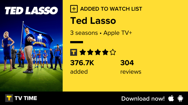 andresmedina's tweet photo. I've just started following Ted Lasso https://t.co/spNXViIQDS #tvtime https://t.co/Hwu7NUSmSQ