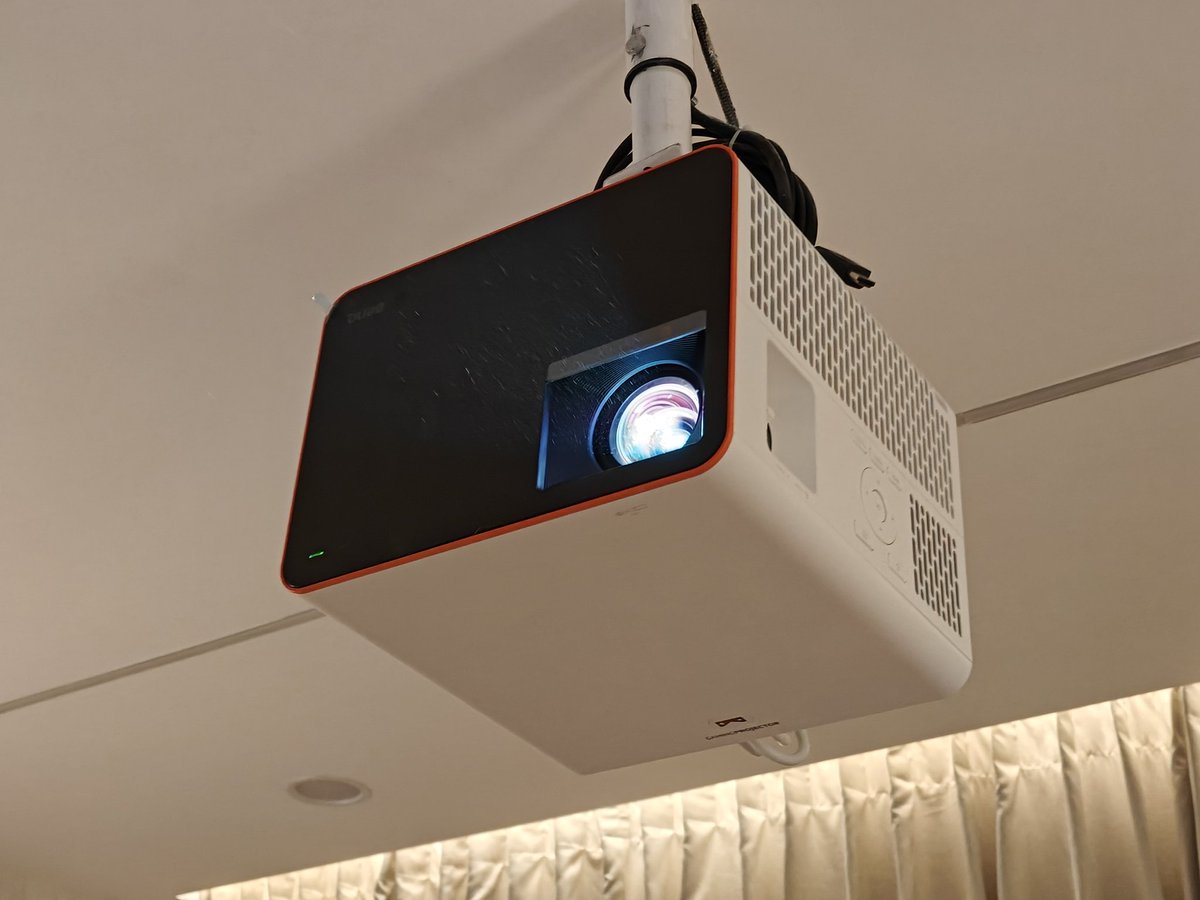 geekyranjit's tweet photo. Finally my Home theater cum AV room is ready, the star of the show is the Benq X3000i projector, it's super good in terms of PQ and colors already used it for a few weeks now.

Will try to post a video review  soon. https://t.co/LDV2OtiyMa