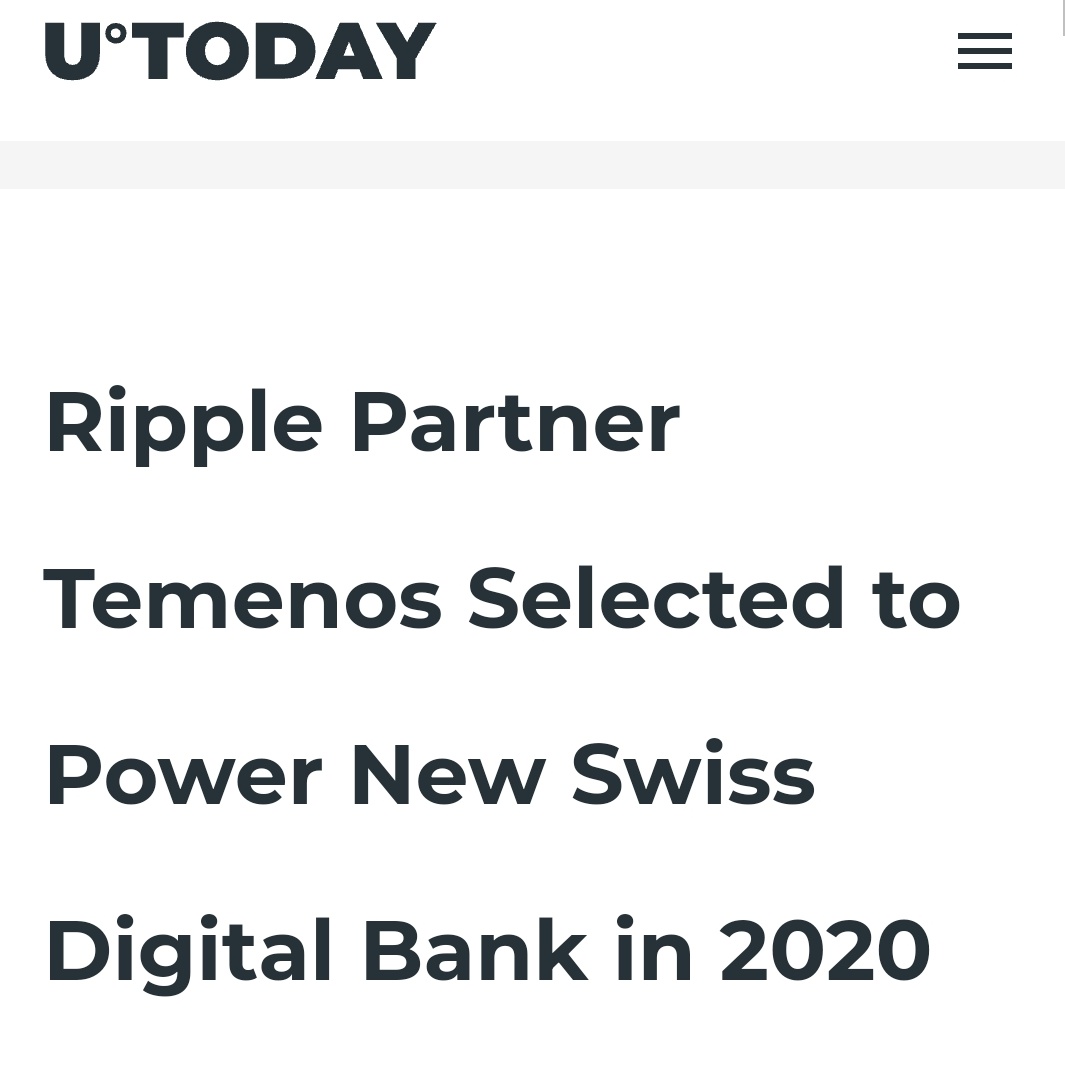 UtilityFTW's tweet photo. @thestandard_xrp @MasonVersluis @Ripple Also Temenos https://t.co/sAnwK2X2Or