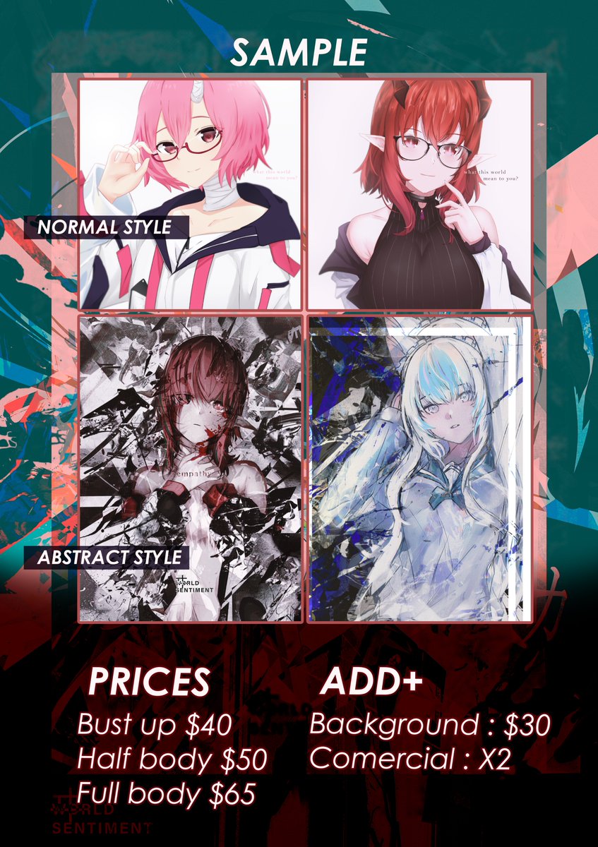 tfnfe_sach's tweet photo. Hello!!
Im opening for commission for 5 slots again ^^)/✨

Have more question?
you can DM me on twitter or discord if you're interested!

RTs will be highly appreciated ^∀^)/ !💖

Thankyou!!
#commissionsopen #commissions #CommissionSheet https://t.co/IQR6jskrb0