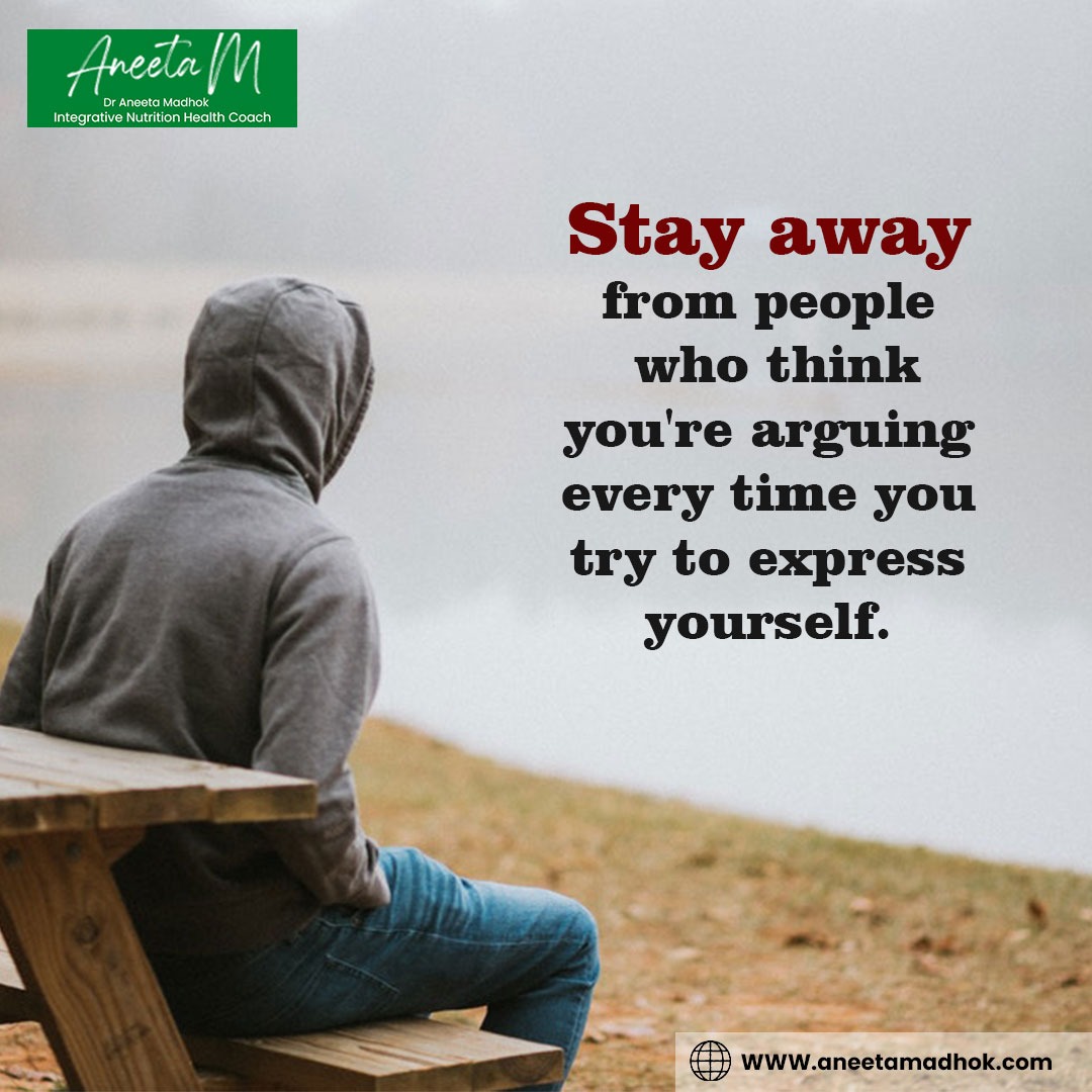 FLY ABOVE THE NEGATIVITY
When you're prepared to take a stand for what you believe in, people think you're arguing. Fly above the negativity by staying away from those who say you are arguing and paint you black. 
.
#positiveenergy #negativeenergy #aneetamadhok #nutritionist