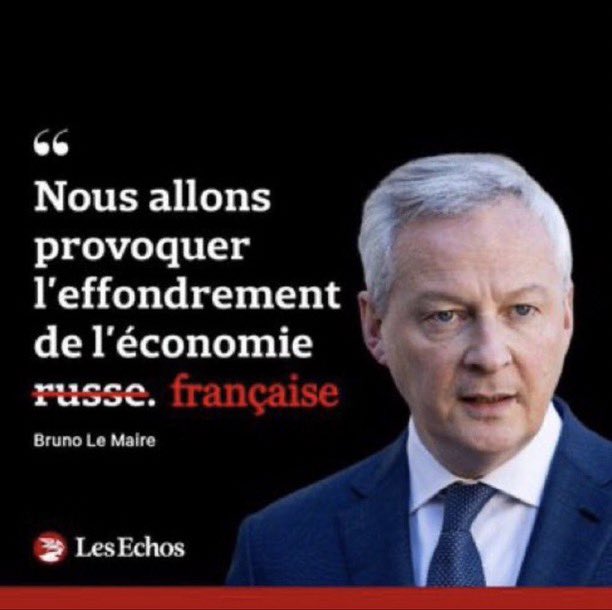 GerardHP67's tweet photo. @Poulin2012 Avec #BrunoLeMaire alias #NonoLePetitRobot c'est l'économie pour les nuls par un nul!
#RussianUkrainianWar
#inflation
#surendettement
#deficitcommercial https://t.co/zTYSSM3XFq