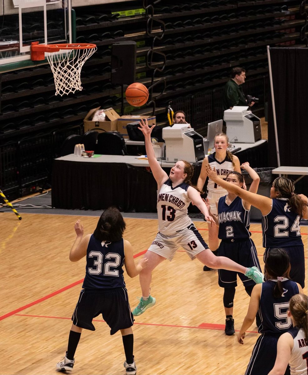 . <a href="/LumenArchangel1/">Lumen Christi High School</a> girl’s basketball team beat Akiachak School, 40-19, to advance to the quarterfinals of the ASAA March Madness Alaska 2023 Basketball State Championships. They play tomorrow March 16 at 4:45 p.m. Lumen’s Emily Ross was named player of the game.