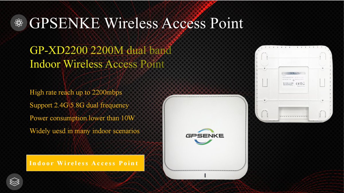 VickyGPSENKE's tweet image. 𝗚𝗣𝗦𝗘𝗡𝗞𝗘 𝗜𝗻𝗱𝗼𝗼𝗿 𝗱𝘂𝗮𝗹 𝗯𝗮𝗻𝗱 𝗪𝗶𝗿𝗲𝗹𝗲𝘀𝘀 𝗔𝗰𝗰𝗲𝘀𝘀 𝗣𝗼𝗶𝗻𝘁
𝗚𝗣-𝗫𝗗𝟮𝟮𝟬𝟬
📧More informations about us: gpsenke.com/products/gp-mb…
#indooraccesspoint #wifiaccesspoint #wirelessaccesspoint #WIFI #wireless #accesspoint #indooraccesspoint #indoorWIFI