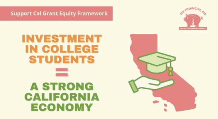 dcastronoguez's tweet photo. CA let’s finish the race, we need #CalGrantEquity to support students and create a stronger California economy. #CalGrantReform removes barriers to higher education and will fuel our workforce, economy and businesses #FixFinancialAid https://t.co/XWs09nUQqB