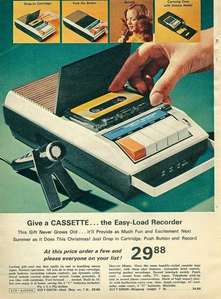 AisleOne's tweet image. Cool vintage ads of hands holding devices.