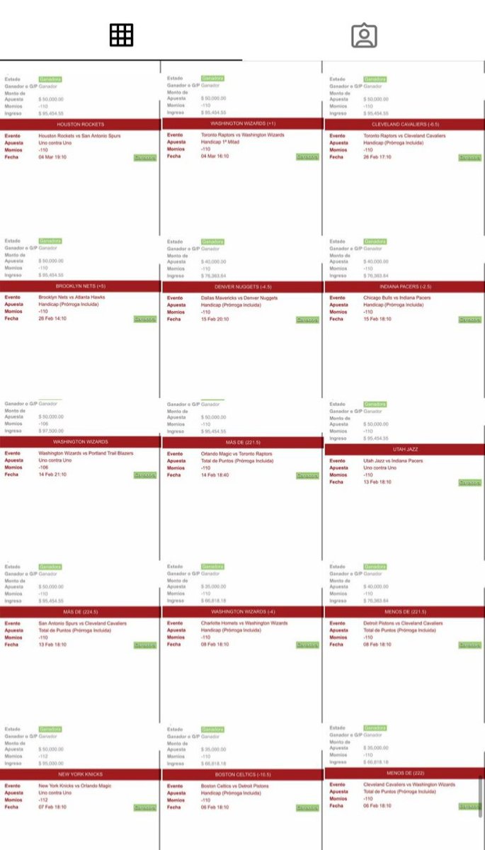 BlackUser_Bets's tweet photo. ¿Qué tipster te gustaría ver en el canal? Ó ¿Qué tipster te gustaría que incluyeramos en el Vip y en el Free? Los leo...👀

⚠️Tenemos este tipster en venta con excelente record,pregunta por el en DM y genera con nosotrossss🤑
Record: 28-2 https://t.co/berAEpsTKN