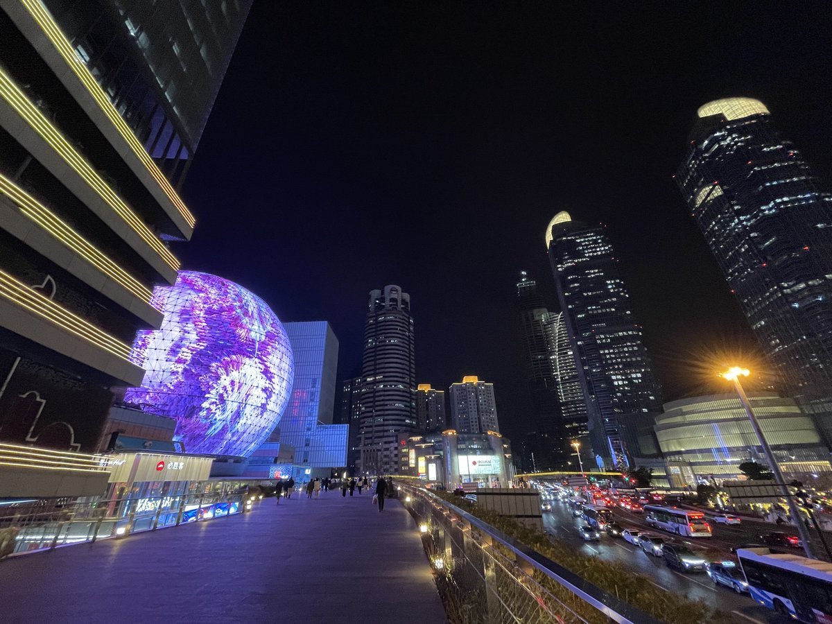 Moseslmz's tweet photo. My digital works MOses’ entry series on the biggest sphere screen in China,Shanghai2023-2024 https://t.co/n9iFUnFrS8