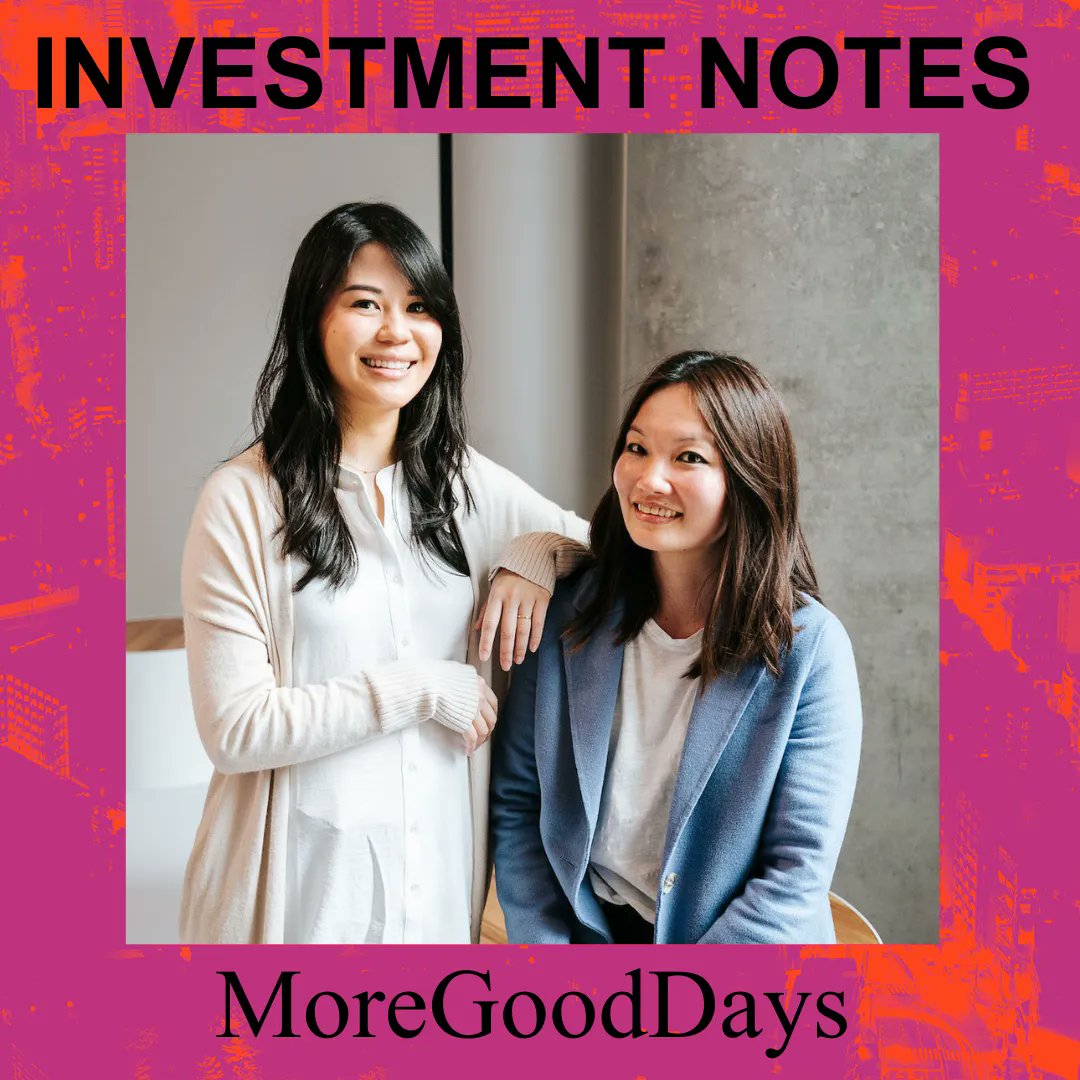blackbirdvc's tweet photo. Earlier this week we announced our investment into MoreGoodDays, a company with a vision so vivid it’s built into the name ☀️

✨ Learn more co-founders Neala and Helena and the magic in MoreGoodDays in our investment notes by @holasammy:  https://t.co/8HPTG63kuD https://t.co/AFVqzddCaA