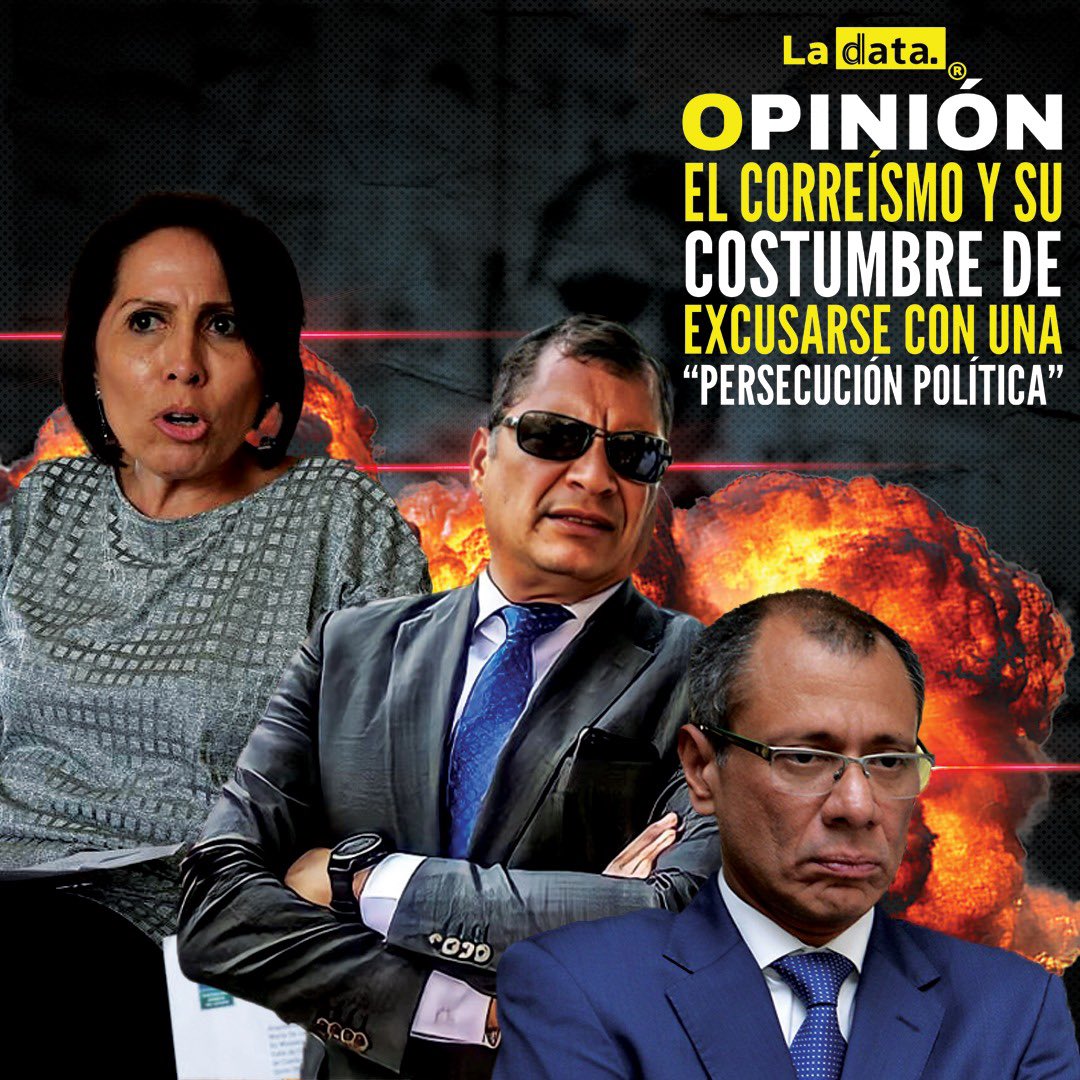 ElDatoEcua's tweet photo. #Opinión ¡Primero roban y luego se victimizan!
La vergüenza y el descaro definitivamente no se encuentra en el diccionario de ciertos políticos que acostumbran a victimizarse una vez…
#LaData #correismo #MariaDuarte #Glas #PersecucionPolitica
Leer más👇
https://t.co/rXNZQBNK26 https://t.co/moKlX2bY8D