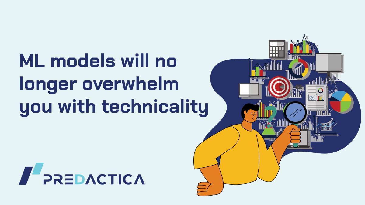 Predactica's ML models are explainable and accessible to non-data scientists. Our XAI predicts outcomes and makes model decisions interpretable, helping businesses answer why and how. Request a free demo at sales@predactica.com." #ML #XAI #DataScience #Democratization #predactica