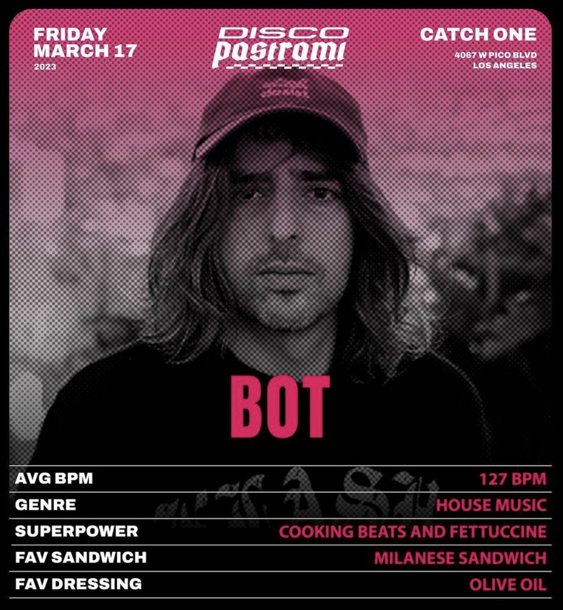 That's me and the Milanese Sandwich is my own creation btw..