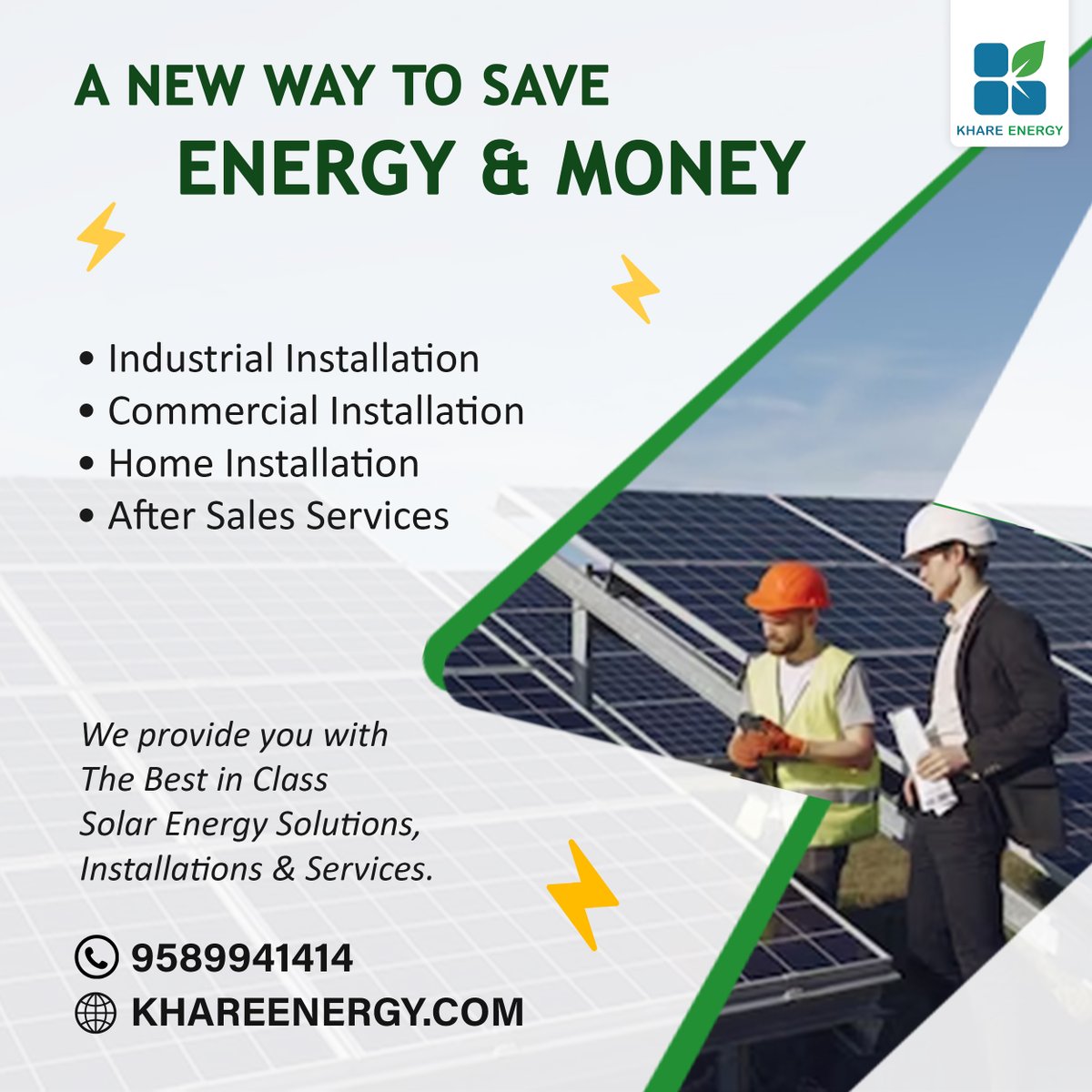 khareenergy's tweet photo. A New Way to Save ENERGY &amp; MONEY 

https://t.co/mGJpXGGcYs
#solarenergy #solarpanels #solarpower #solarinstallation #solar #khareenergyindia https://t.co/bvGd6zRo5o