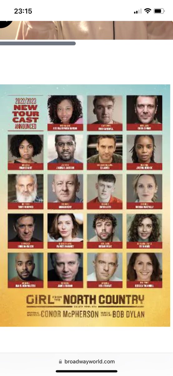 JulianMorant1's tweet image. An unforgettable night ⁦@NewWimbTheatre⁩ A truly exceptional piece of theatre ⁦@DylanMusical⁩ A mesmerising story with a stunning reimagining of ⁦@bobdylan⁩ songs. Beautiful performances from all of the ensemble cast. Very,very special.