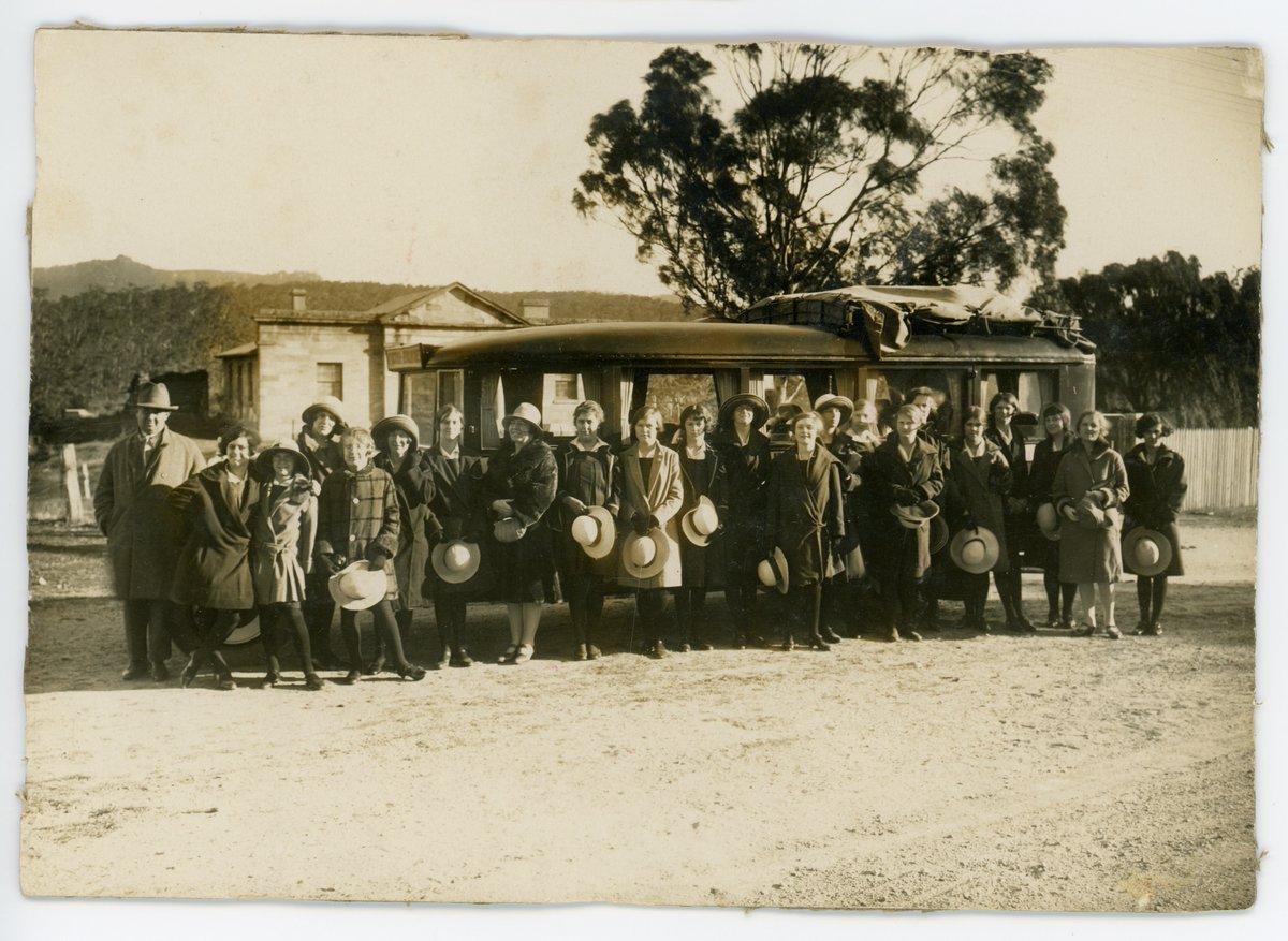 #ThrowbackThursday: With Year 8 having the time of their lives on camp, we're rewinding to a 1928 outdoor learning adventure featuring our longest serving principal Miss Ralston (eighth from left in white stockings). Have more intel on this shot? email: archive@wenona.nsw.edu.