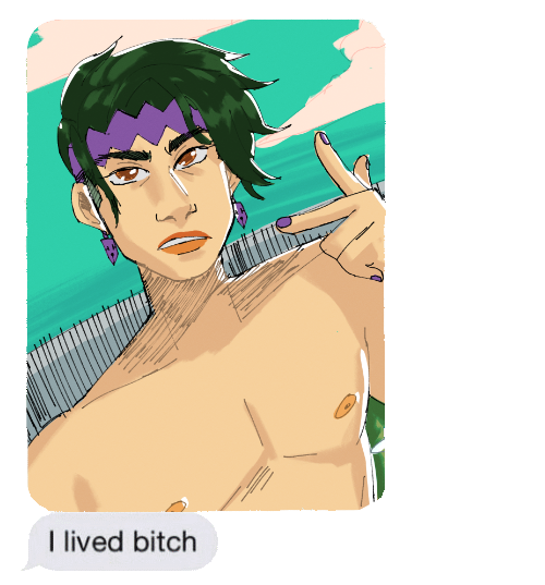 nononchanart's tweet photo. [JOJOLANDS/JJBA] My favorite mangaka who hasn't been heard from in the mainline book since 2003 just texted me this https://t.co/KzIDDAup1i