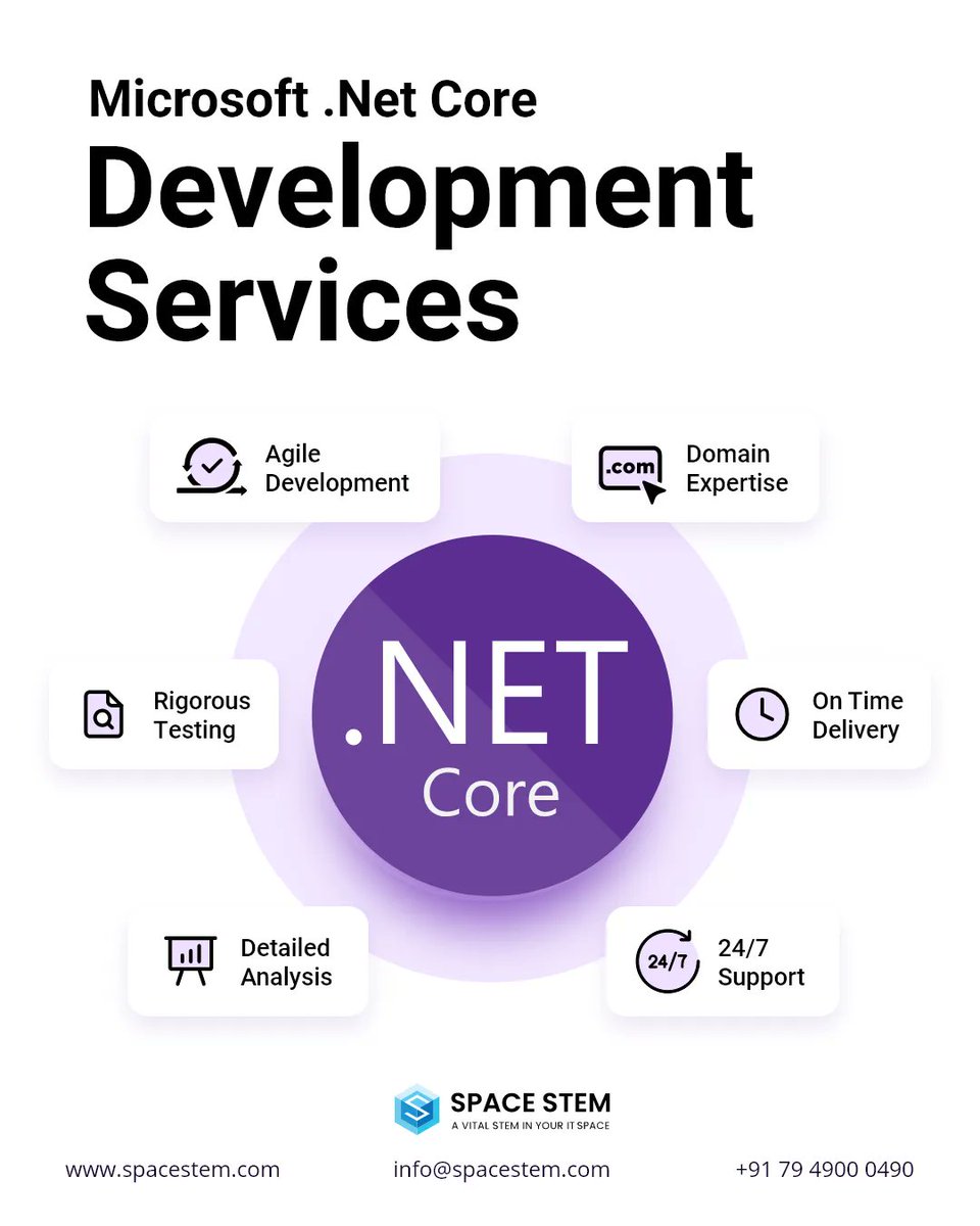 spacestem's tweet image. #dotnetdevelopment #dotnetcoredeveloper #crossplatformdevelopment #webdevelopmentcompany
Hire our dedicated Asp.Net Core developers to assist you in developing web or mobile-based applications.
Visit: spacestem.com/net-core/