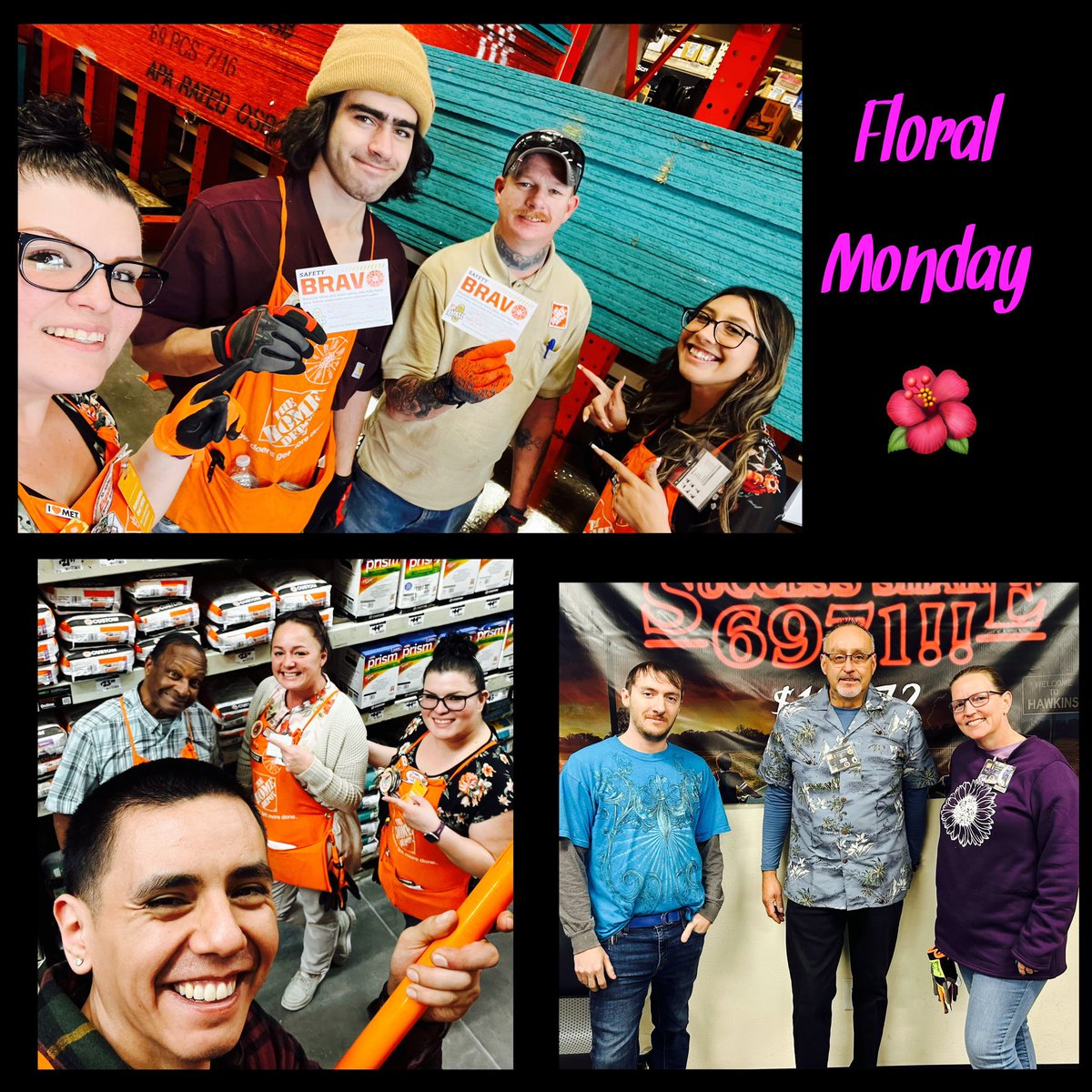 0667_OASM's tweet photo. Floral Monday with some safety recognition!! MET showing some team spirit!!! 💪🏻#teamyucca #spiritweek #successsharing @6971HD @kellie69331611 @MariaMASM6971 @josephgarciathd https://t.co/DOJ2iPy0ju